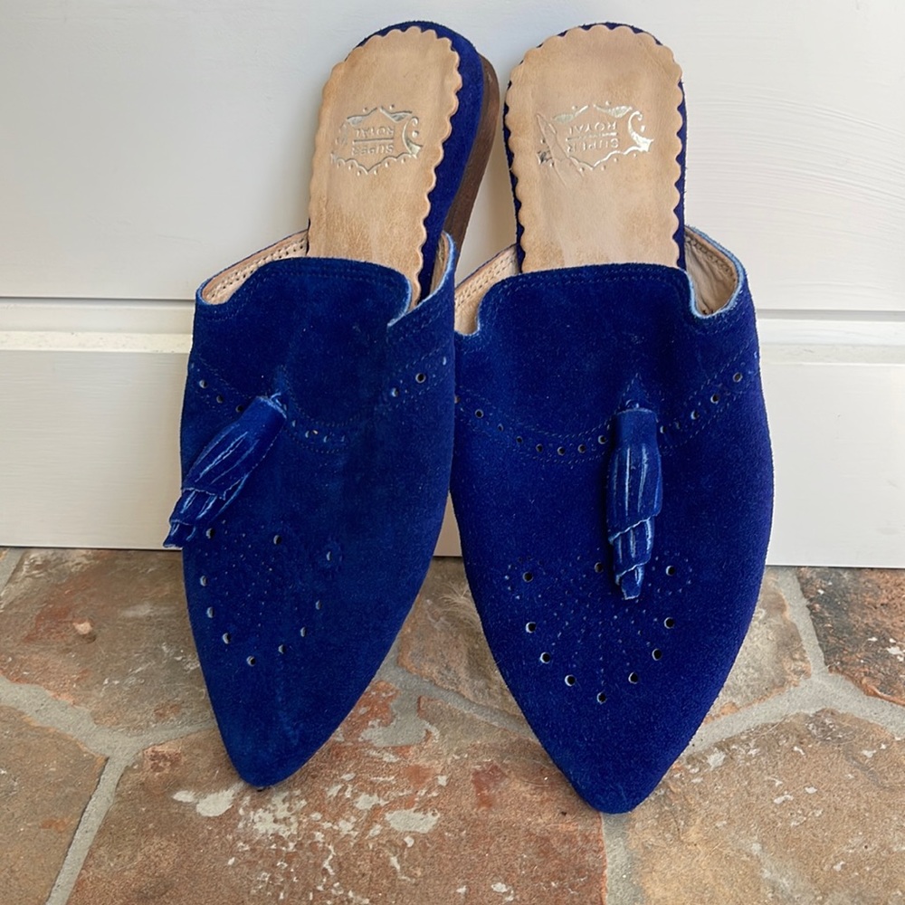 NWOT Handmade Funky Moroccan Slippers